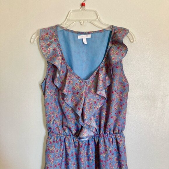 4/$10 - dELiA*s Floral Ruffle-Front Dress - Picture 2 of 6